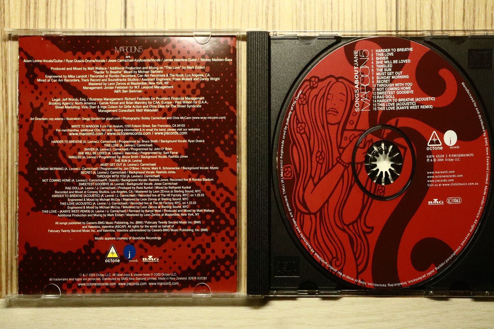 中古CD☆マルーン5/Maroon 5□ Songs About Jane 【82876632282