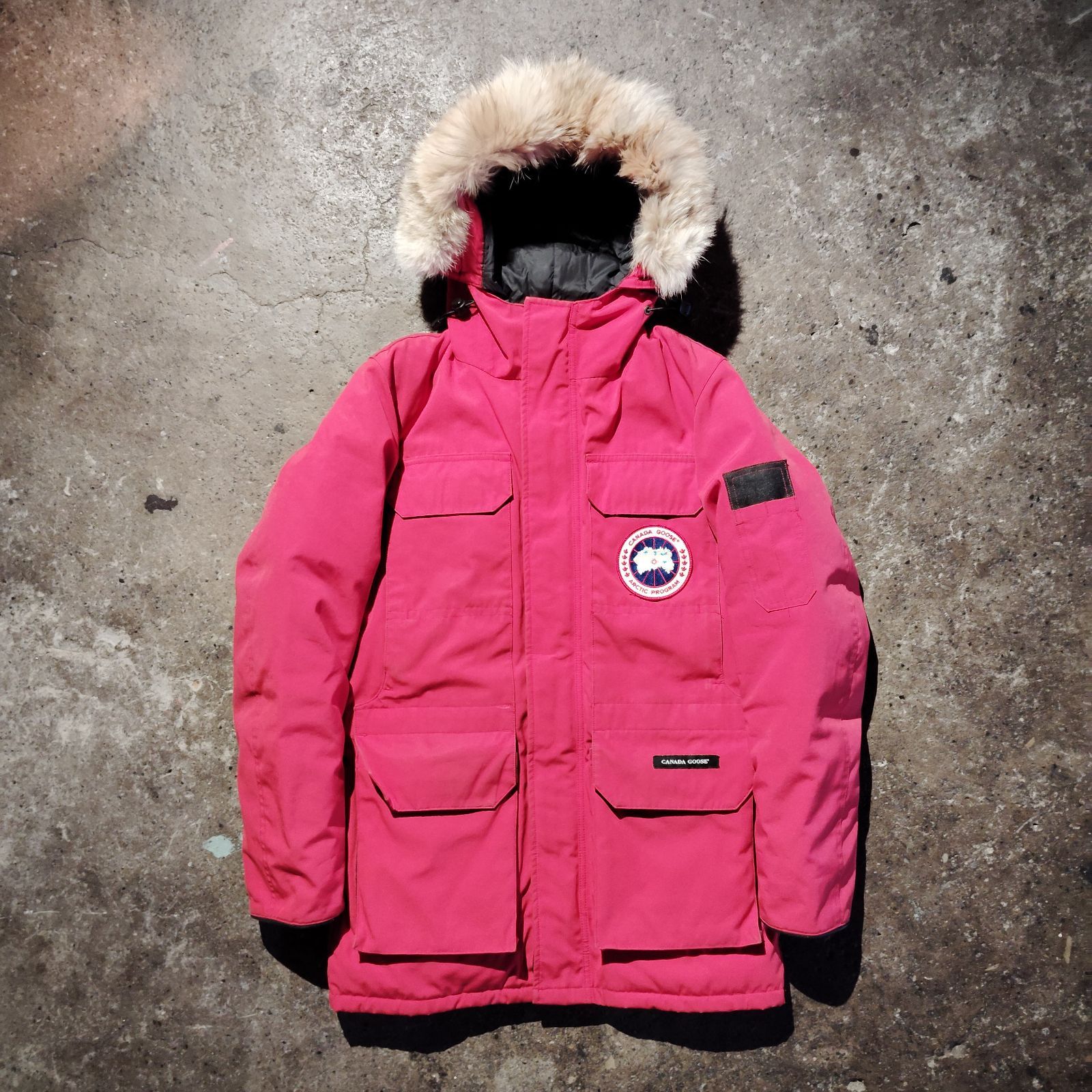 CANADA GOOSE CITADEL PARKA M レッド カナダグース シタデルパーカ