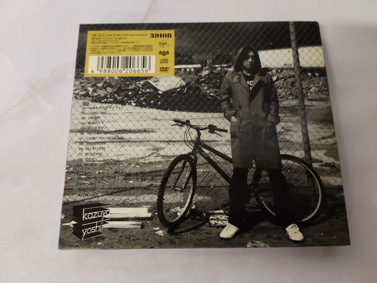 CD0083 吉井和哉 39108 CD+DVD 初回盤 Kazuya Yoshii THE YELLOW