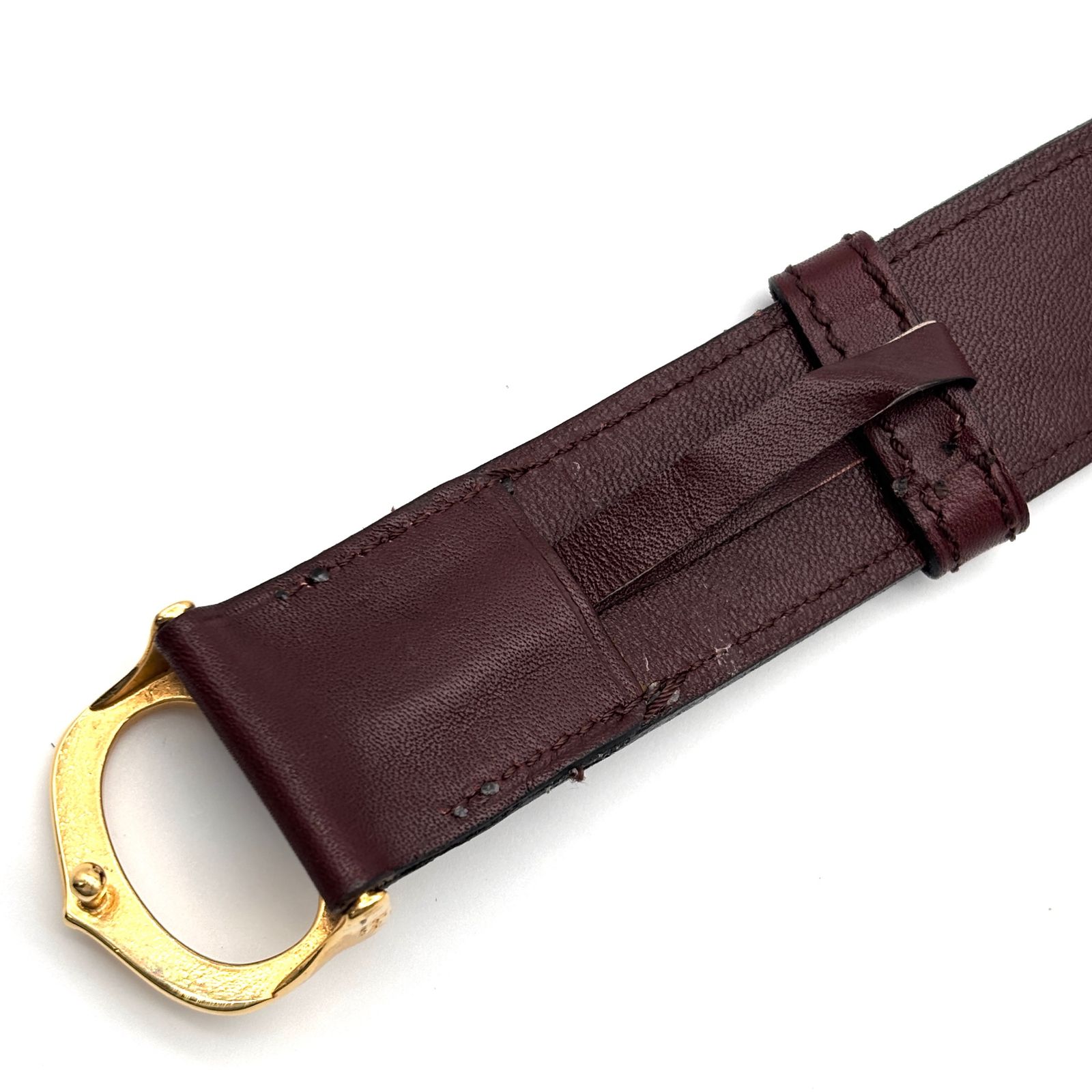 極美品・正規品 Cartier カルティエ ベルト C ドゥ ゴールド金具