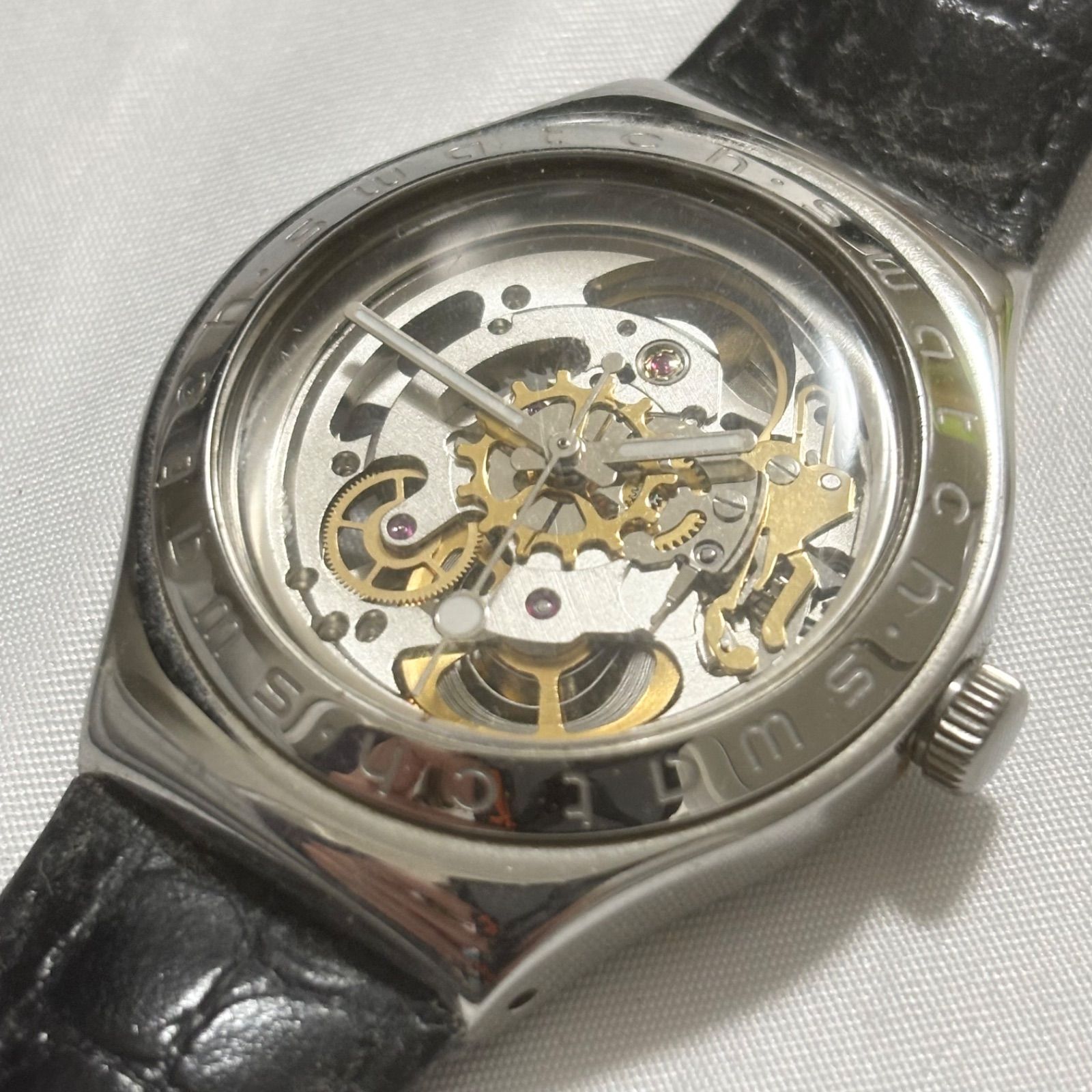 送料無料】Swatch/スウォッチ/Irony Automatic/アイロニー/スケルトン