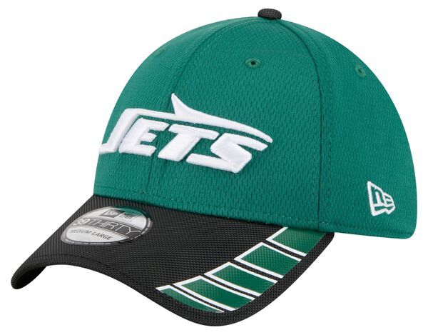 【送料無料】 ニューエラ メンズ 帽子 アクセサリー New Era Adult New York Jets Green Visor Hit 39Thirty Stretch Fit Hat NoColor