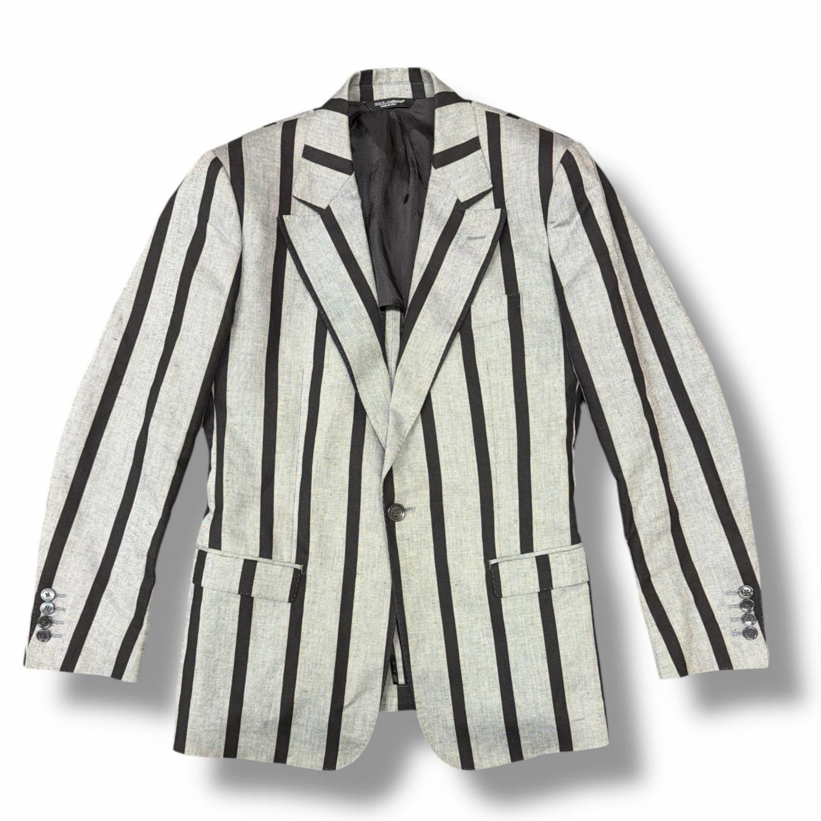 国内正規 ドルチェ＆ガッバーナ Stripe Tailored Jacket テーラード