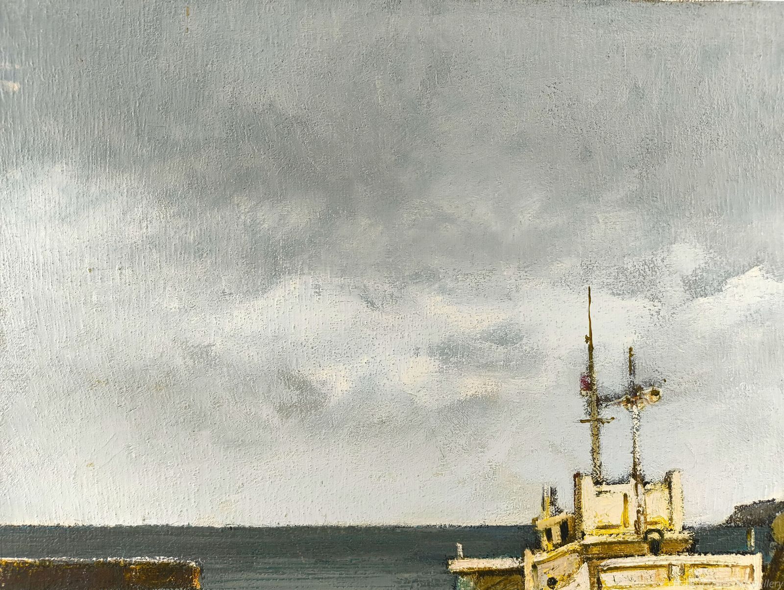 生田信行 「冬の浜 江差」 油絵・油彩画 絵画 - メルカリ