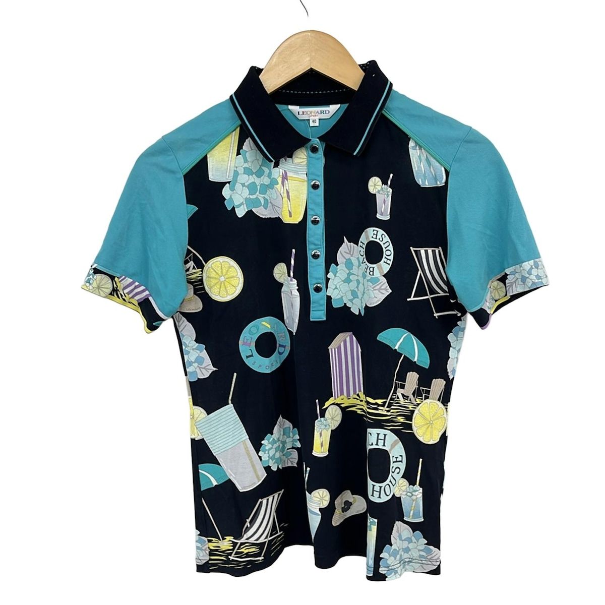 LEONARD SPORT(レオナールスポーツ) 半袖ポロシャツ サイズ40 M