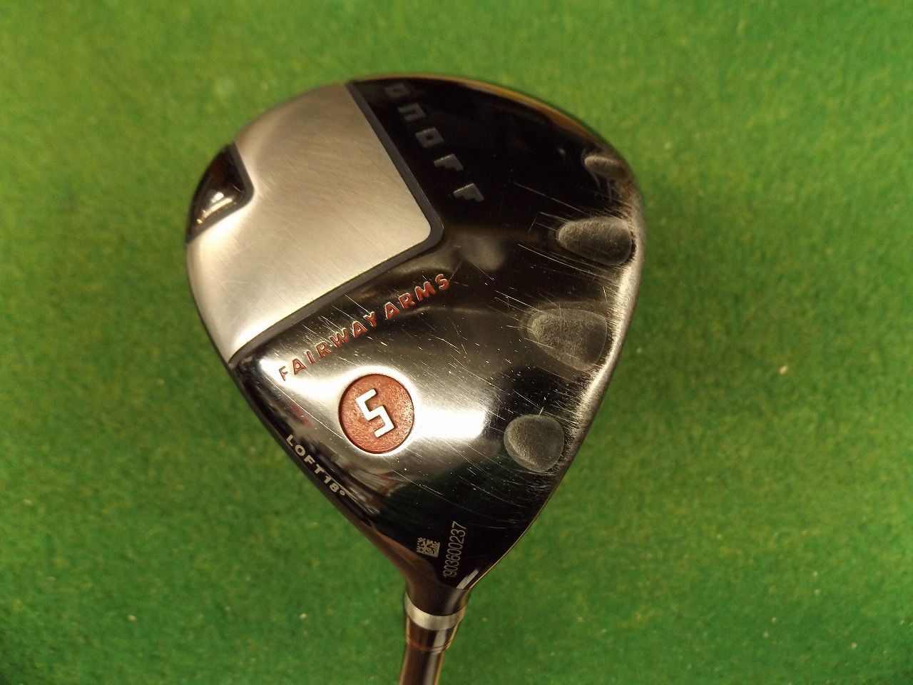 2762 ONOFF FAIRWAY ARM KURO (2020) 5W 18° SHINARI：60 S カバー無