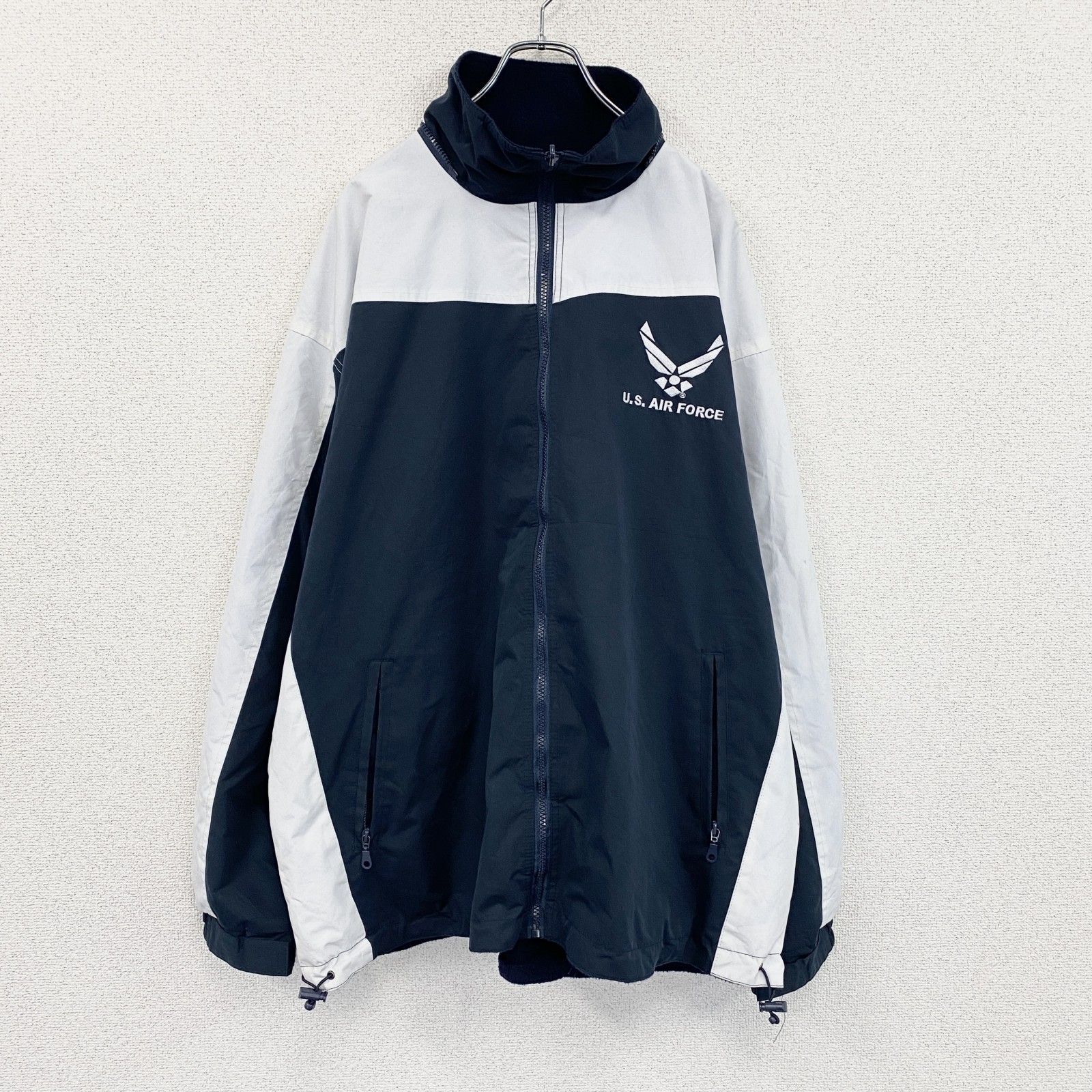 古着 used U.S.AIR FORCE 米軍 トレーニングジャケット ナイロン