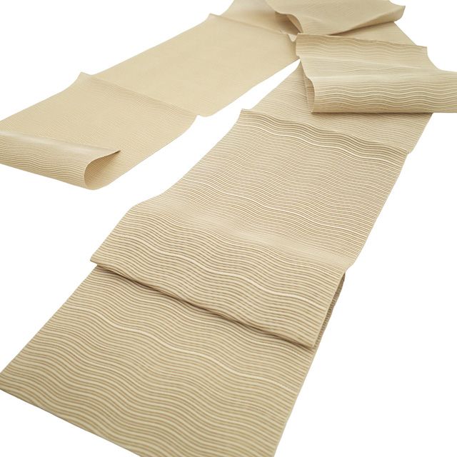 新古品】 夏物 名古屋帯 未使用 正絹 京都 西陣 絽綴れ 変わり織