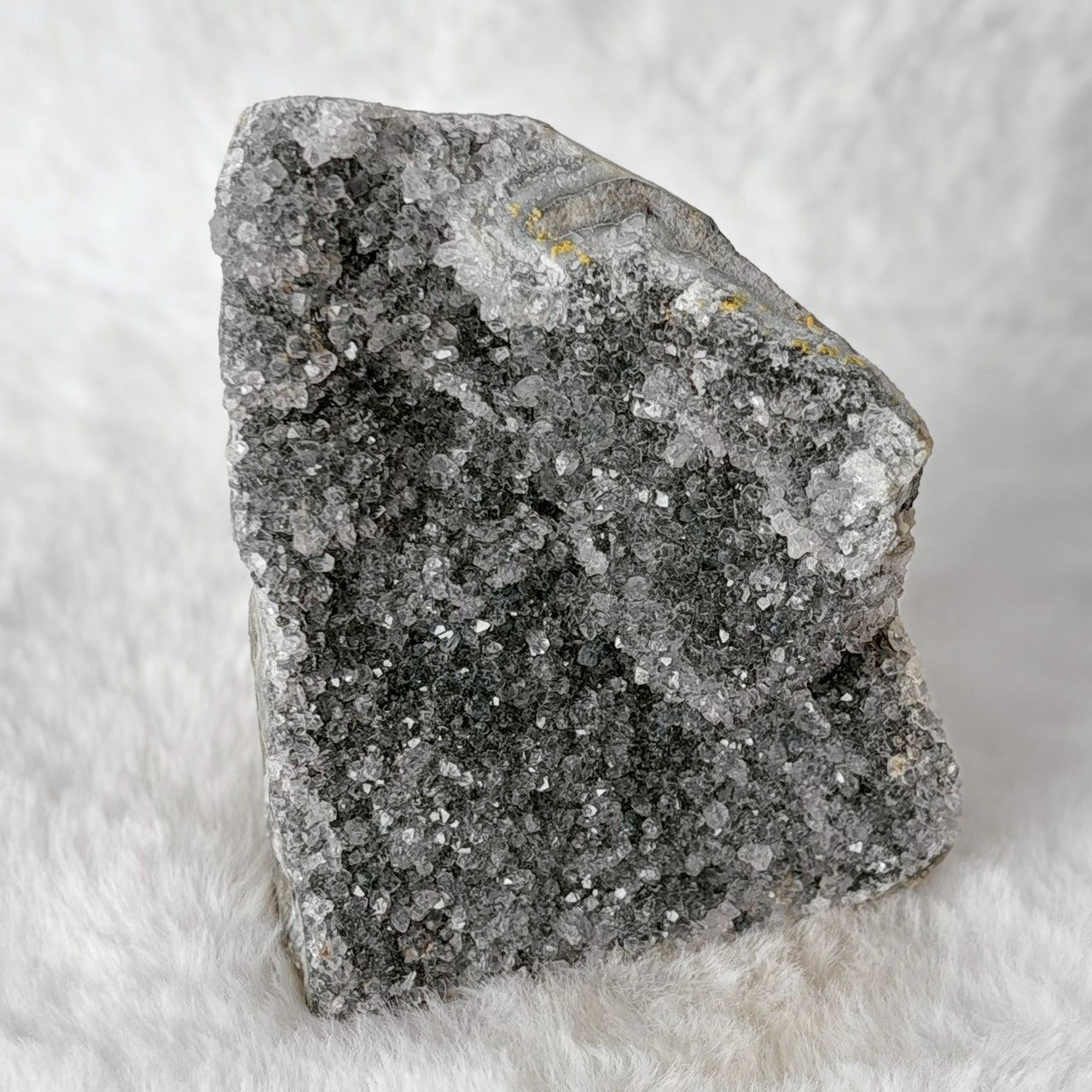 天然石 ブラックアメジスト 400g ウルグアイ産 クラスター 原石 浄化