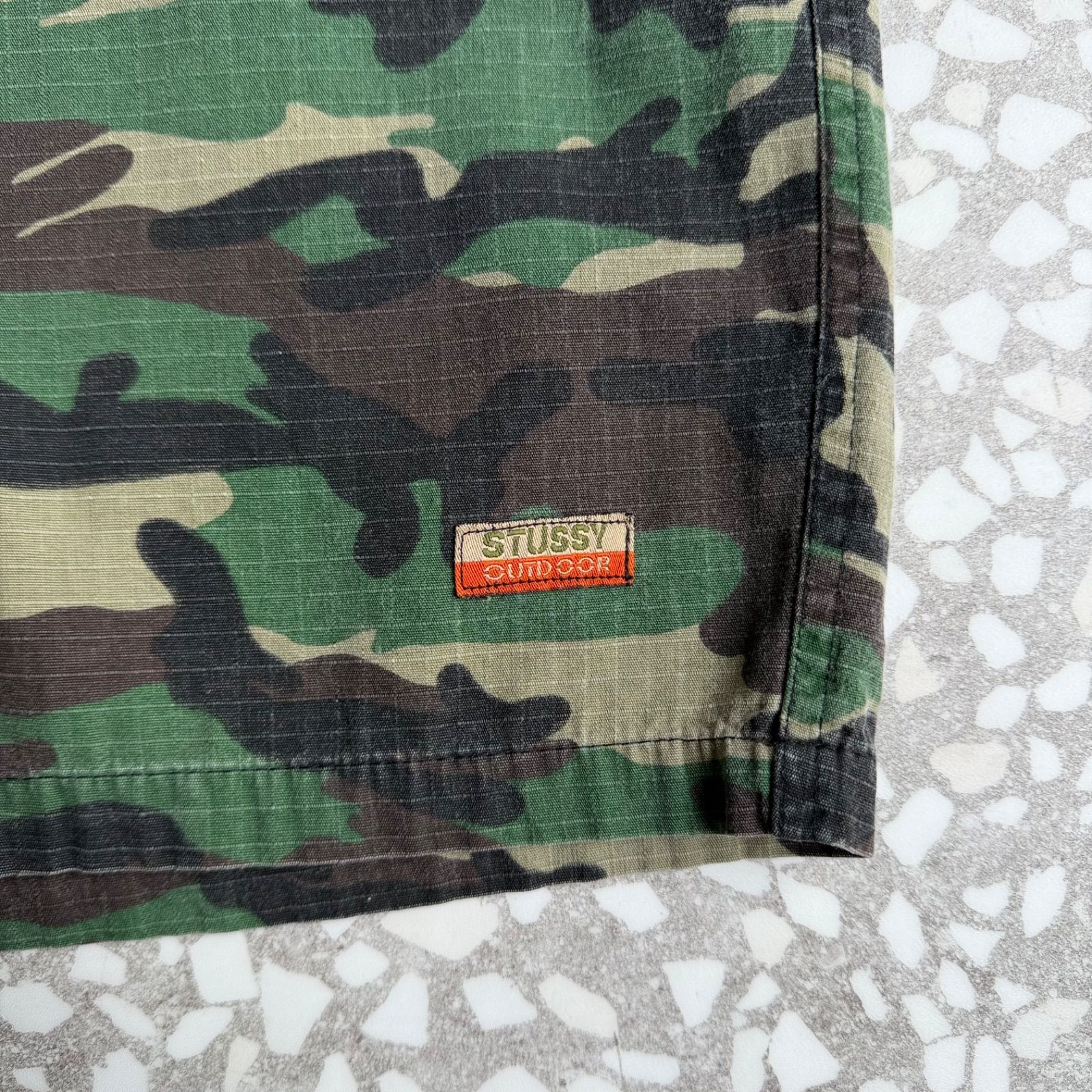 STUSSY / 90's usa製 camo short size 32 オールドステューシー