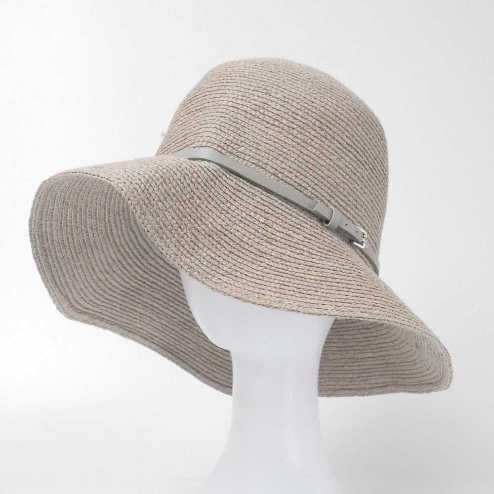 □美品□HELEN KAMINSKI ヘレンカミンスキー 麦わら帽子 サイズONE