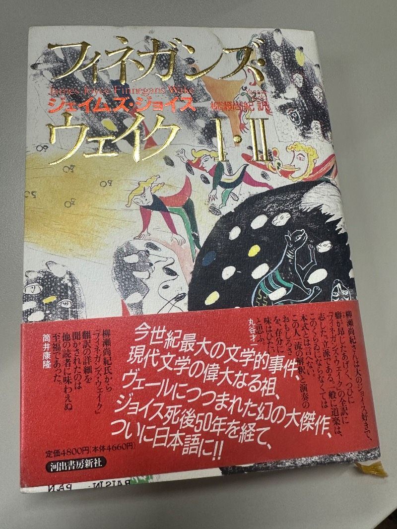 フィネガンズ・ウェイク Ⅰ ・Ⅱ ジェイムズ・ジョイス 著 柳瀬尚紀 訳