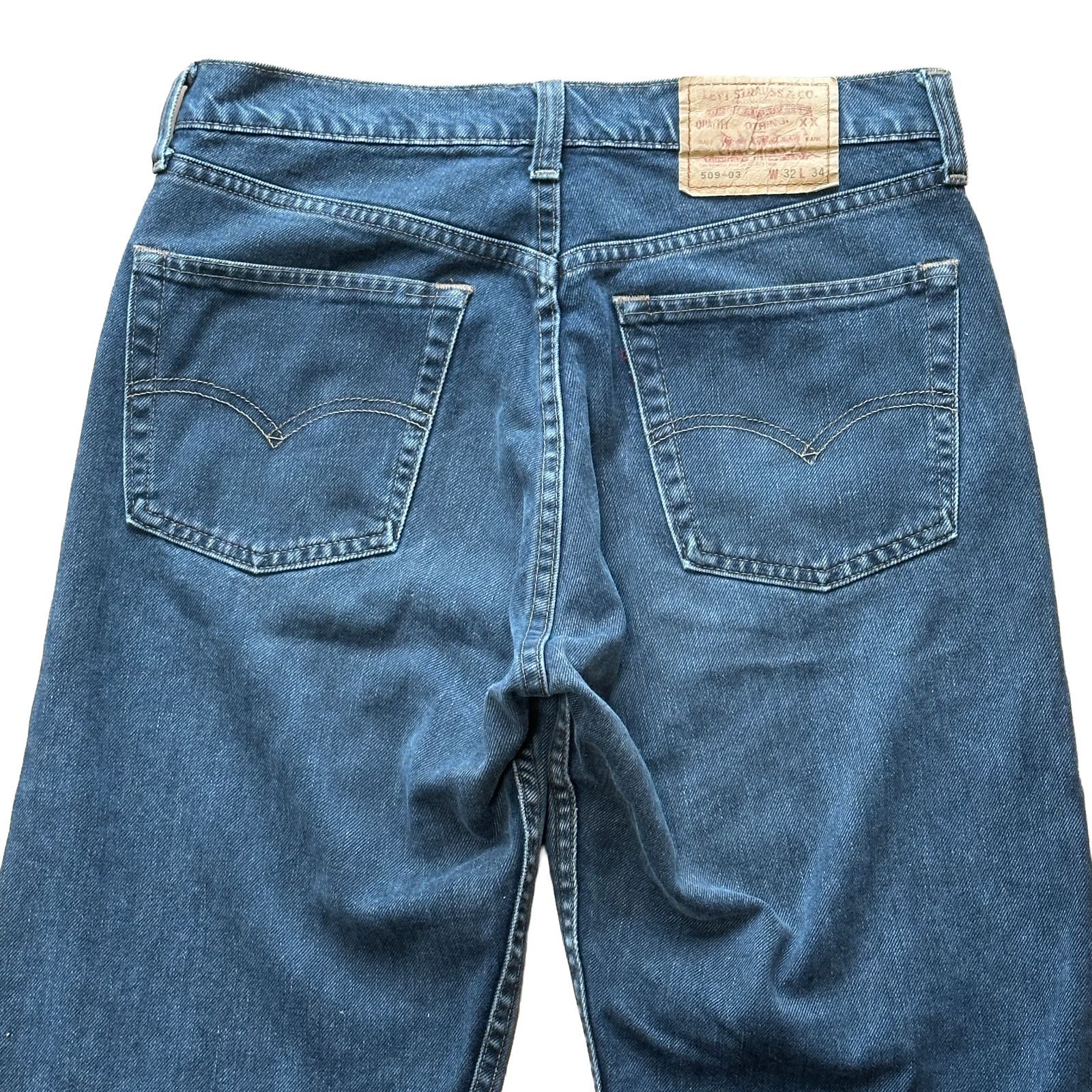 LEVI'S 509-03 90s 日本製 濃紺 ストレートデニム サイズW32 メンズL