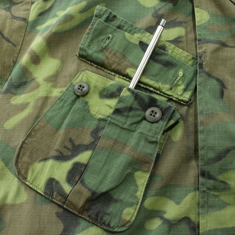 60s USA製 vintage U.S.ARMY グリーンリーフカモ ジャングル