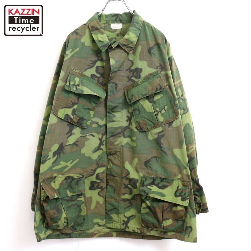60s USA製 vintage U.S.ARMY グリーンリーフカモ ジャングル