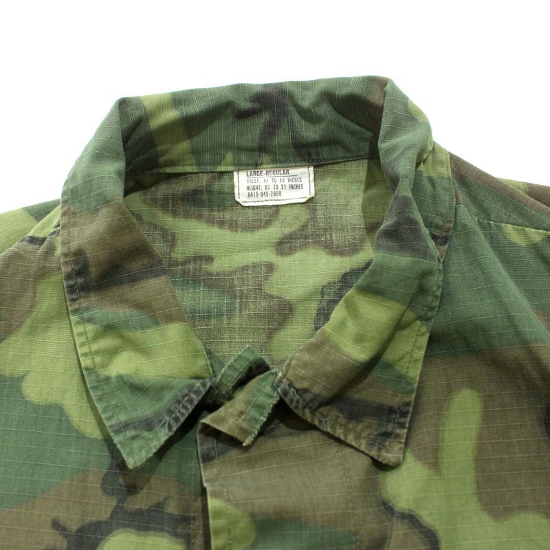60s USA製 vintage U.S.ARMY グリーンリーフカモ ジャングル