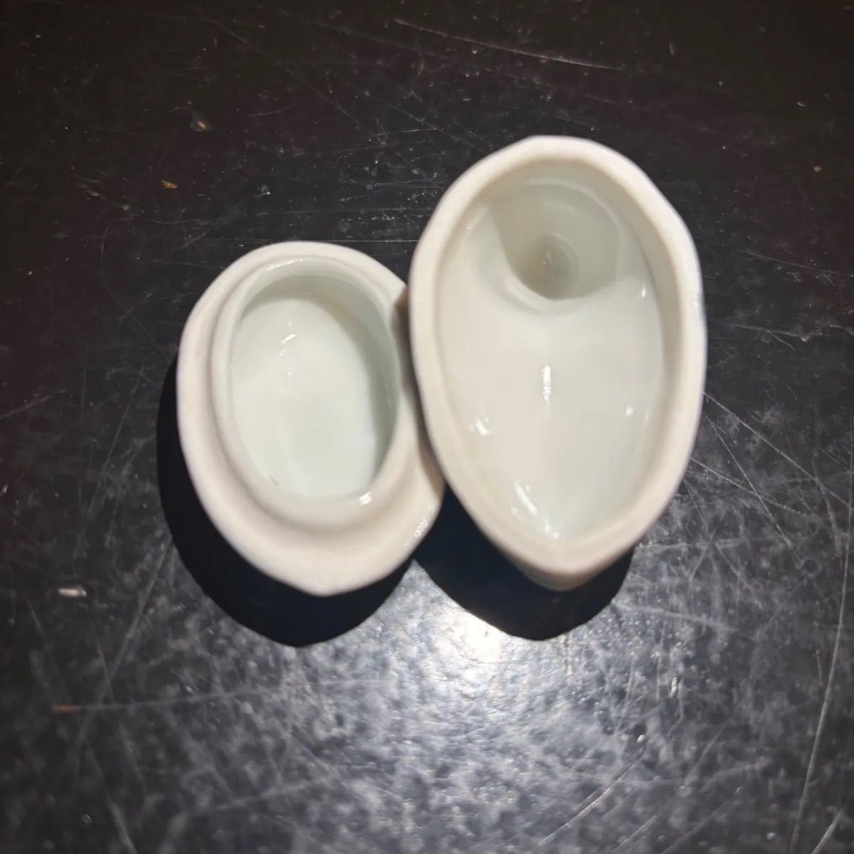 京焼 高野昭阿弥造 都鳥 染付 香合 共箱 陶器 陶芸 工芸品 伝統工芸