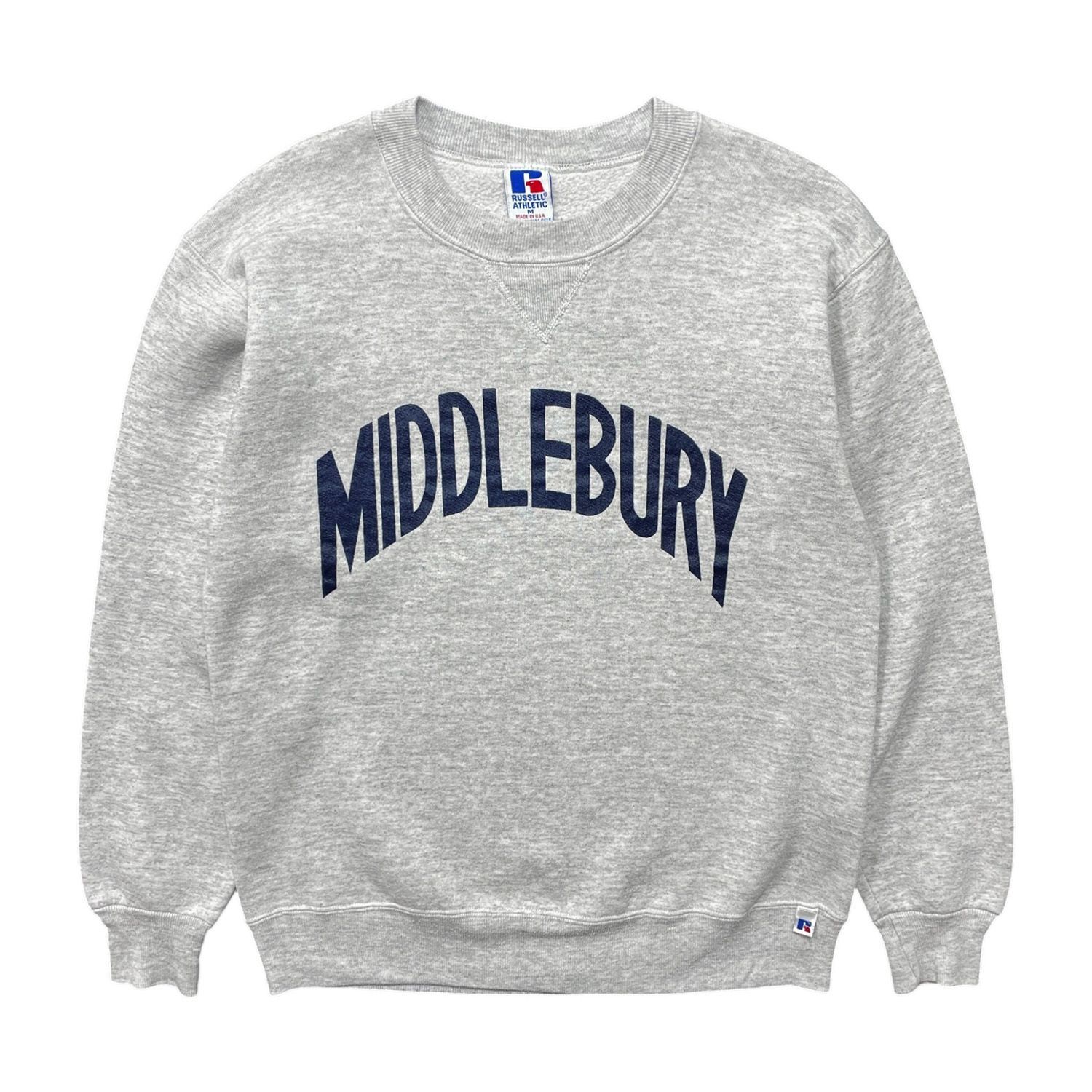 古着 USA製 90S RUSSELL ラッセル ミドルベリ大学 カレッジ