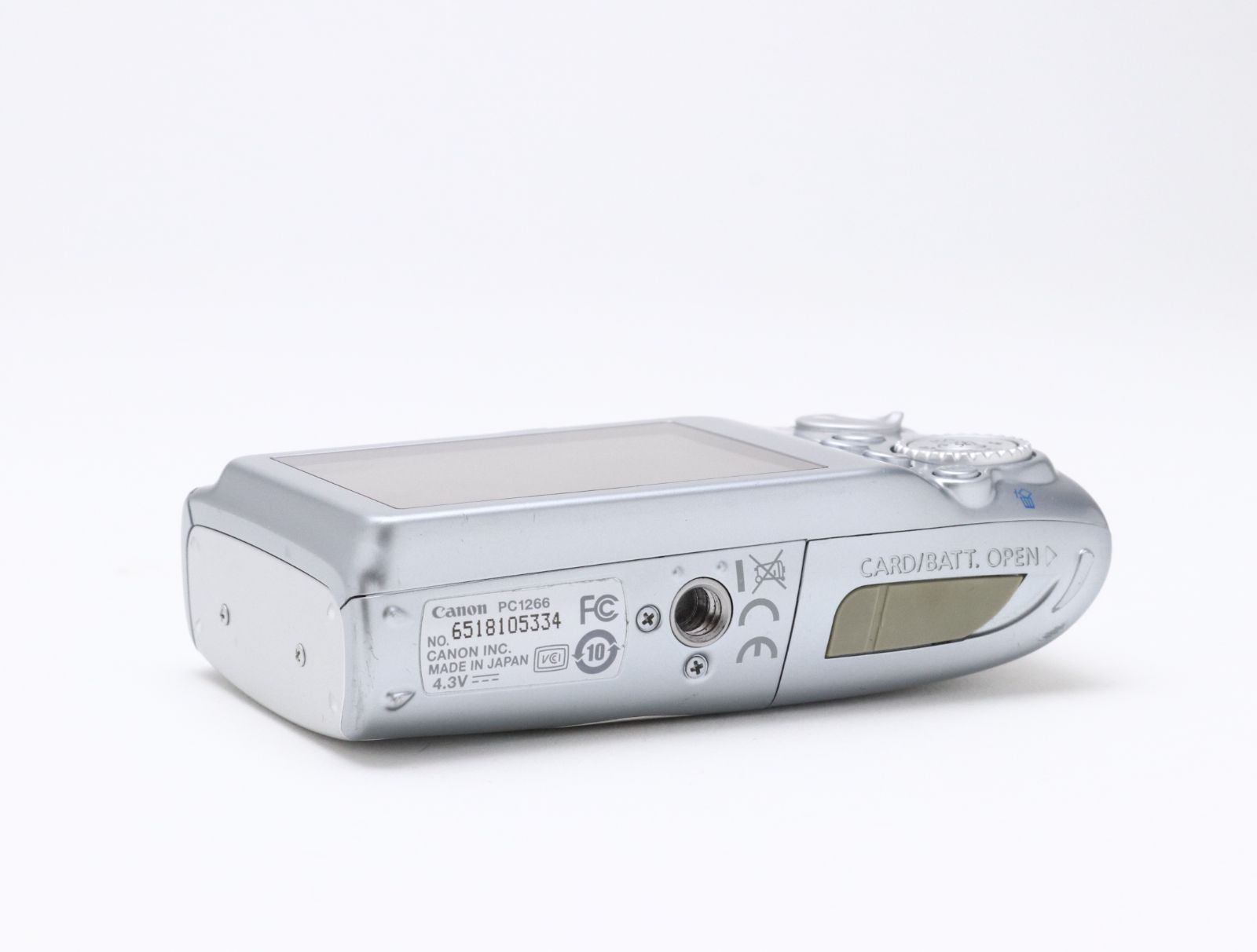 B+ (並品) Canon キヤノン IXY DIGITAL 820 IS シルバー 初期不良返品