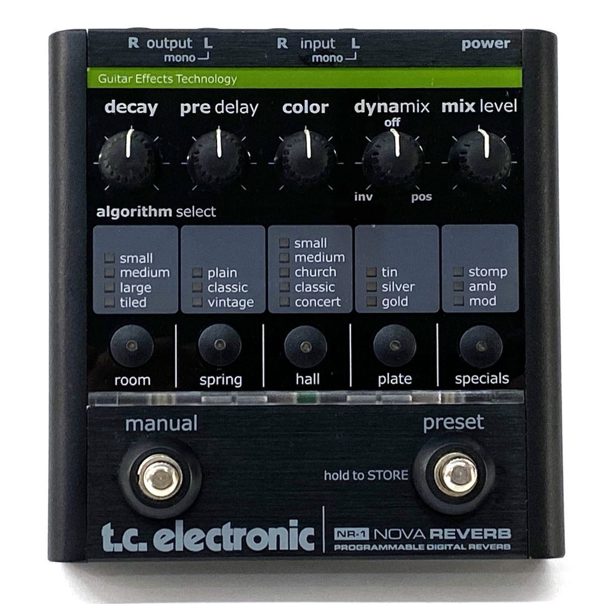 tc electronic ティーシーエレクトロニック NR-1 NOVA REVERB ギター用