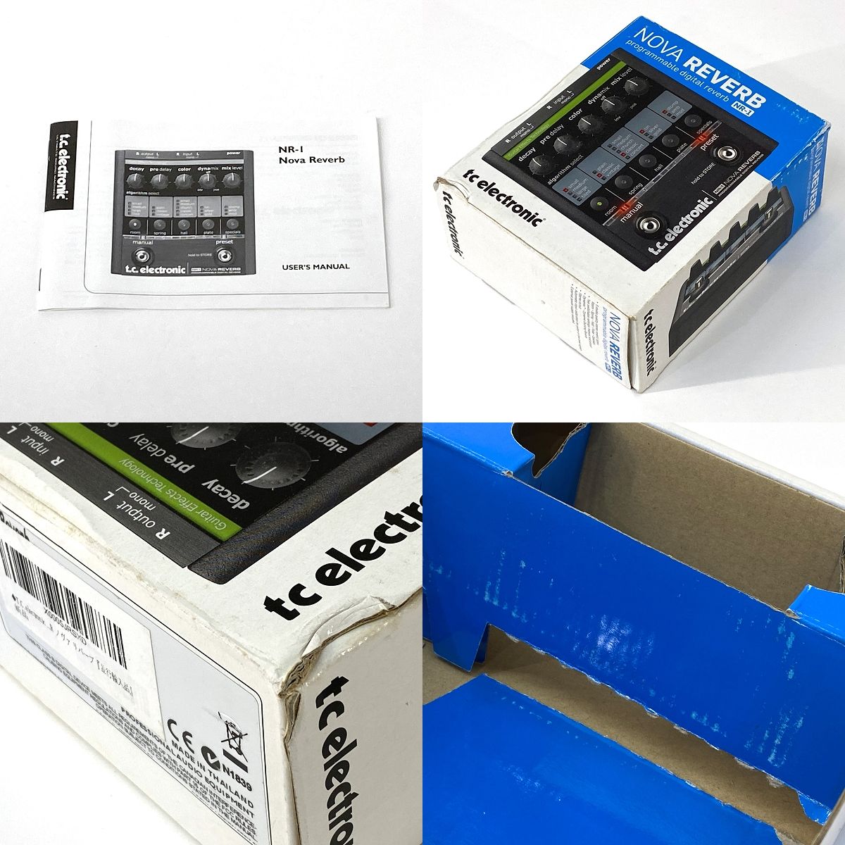 tc electronic ティーシーエレクトロニック NR-1 NOVA REVERB ギター用