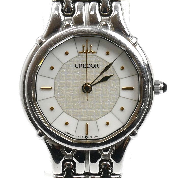 SEIKO セイコー クレドール 腕時計 電池式 7371-5030 レディース 中古