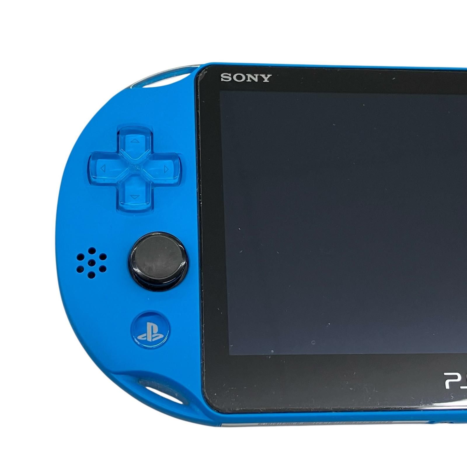SIE 186000 動作確認済み SONY ソニー PS Vita PCH-2000 アクアブルー