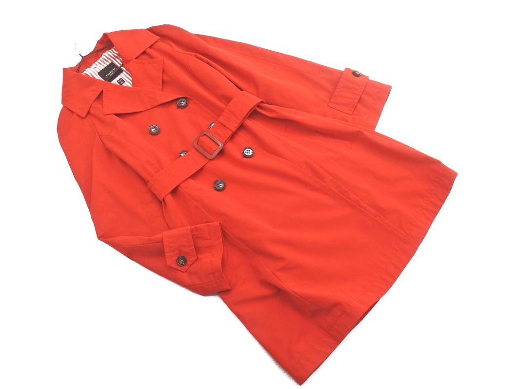 Max Mara マックスマーラ トレンチ コート size36/赤 □◇ レディース