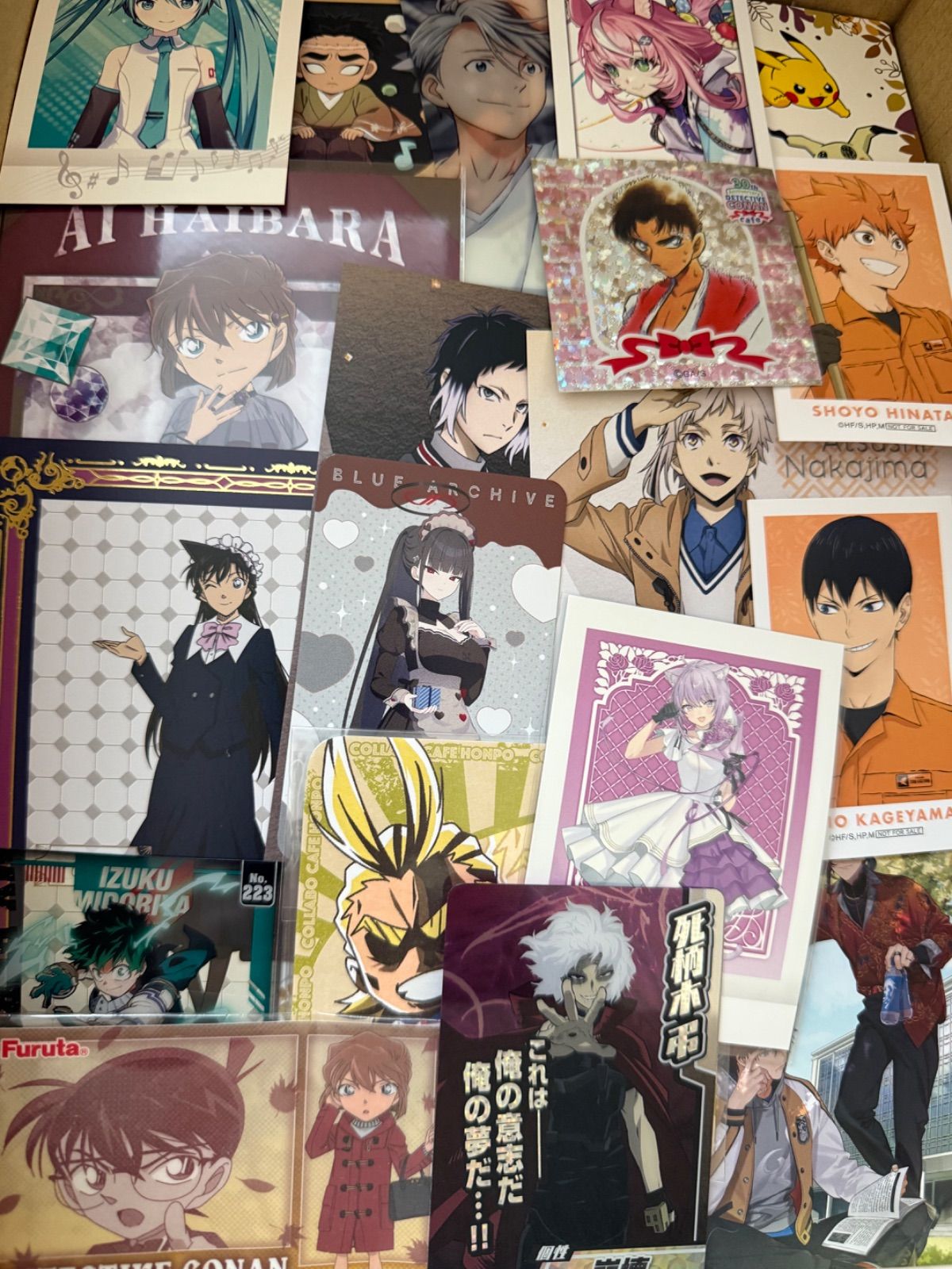 紙類 アニメ ゲーム まとめ売り 大量 コースター ポストカード カード