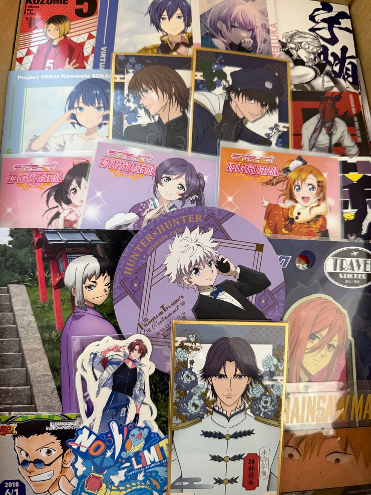 紙類 アニメ ゲーム まとめ売り 大量 コースター ポストカード カード