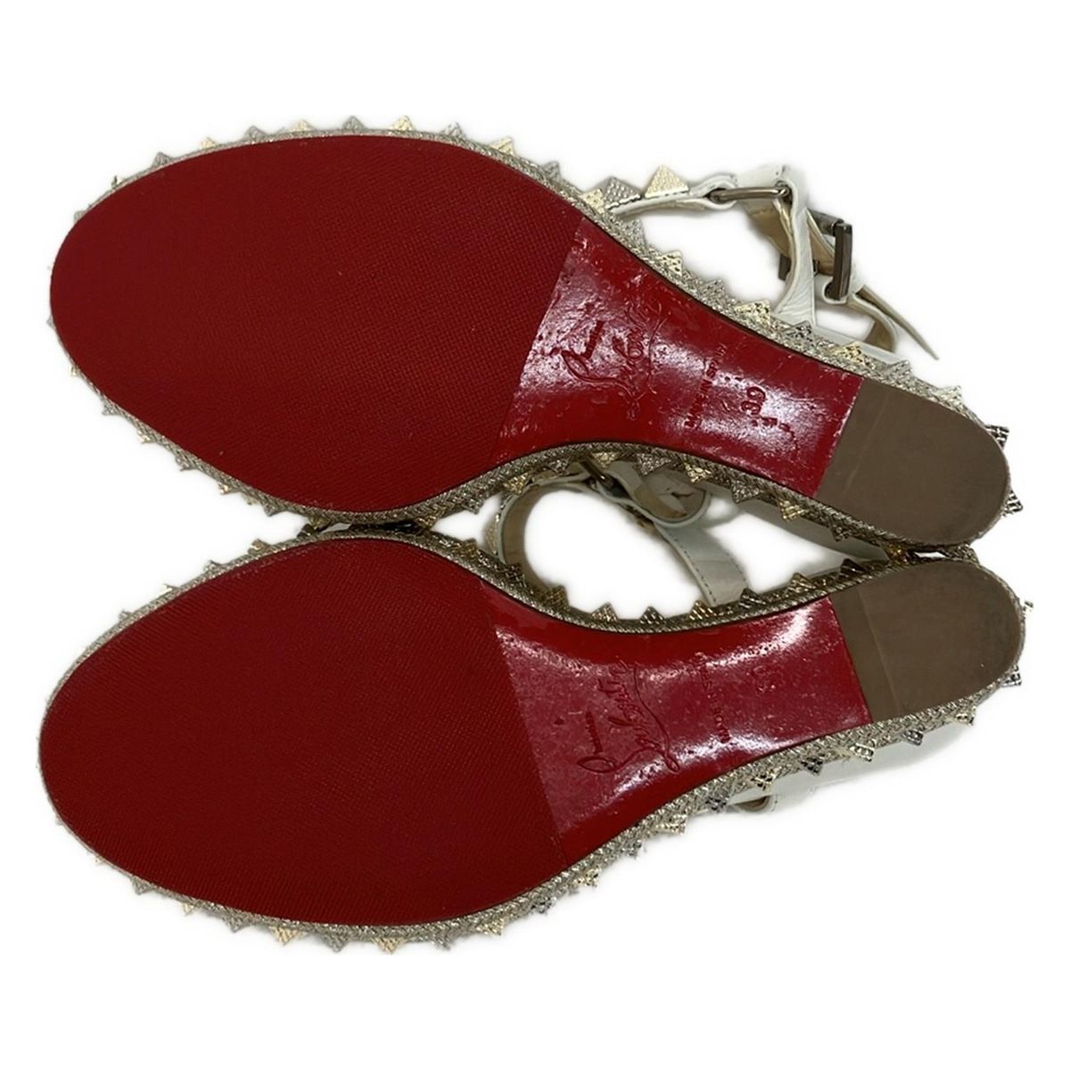 CHRISTIAN LOUBOUTIN(クリスチャンルブタン) サンダル 39 レディース