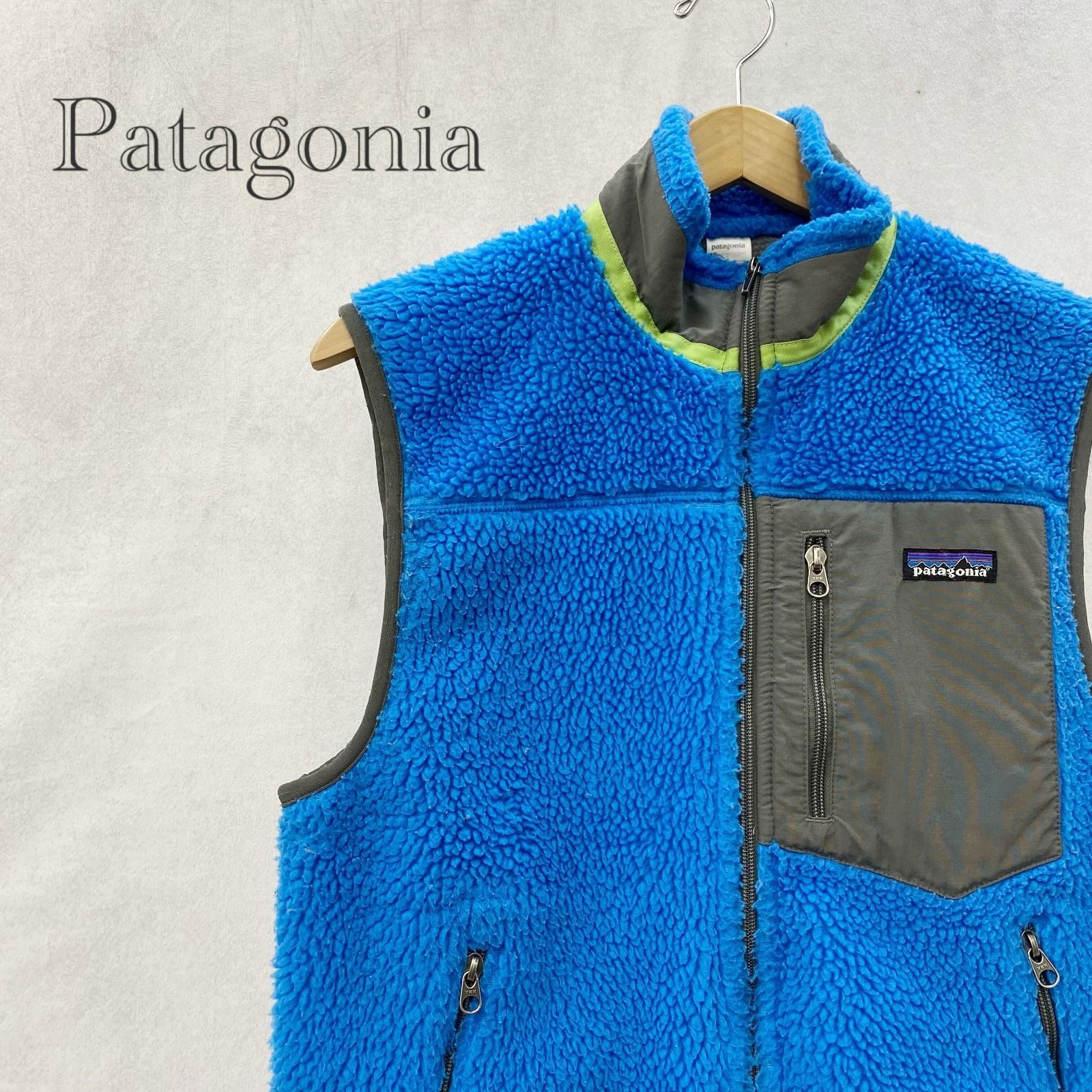 patagonia クラシック レトロX ベスト フリース S ブルー メンズ