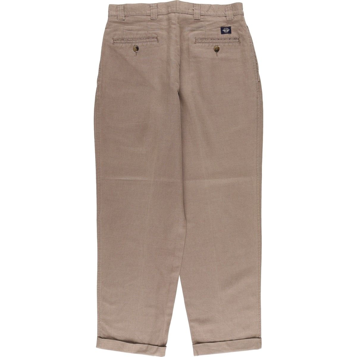 古着 ドッカーズ DOCKERS Levi's LOOSE FIT ツータック リネンパンツ