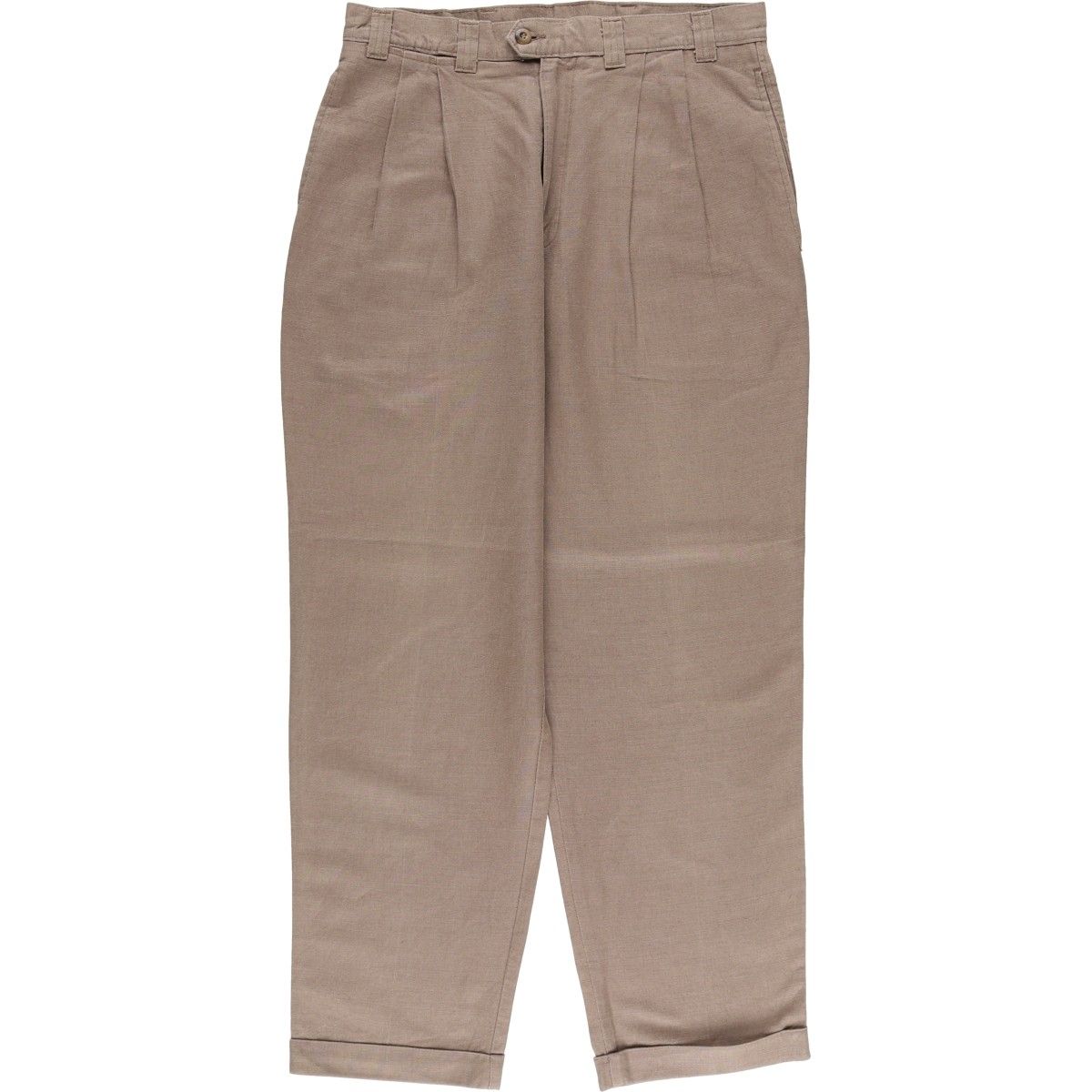 古着 ドッカーズ DOCKERS Levi's LOOSE FIT ツータック リネンパンツ