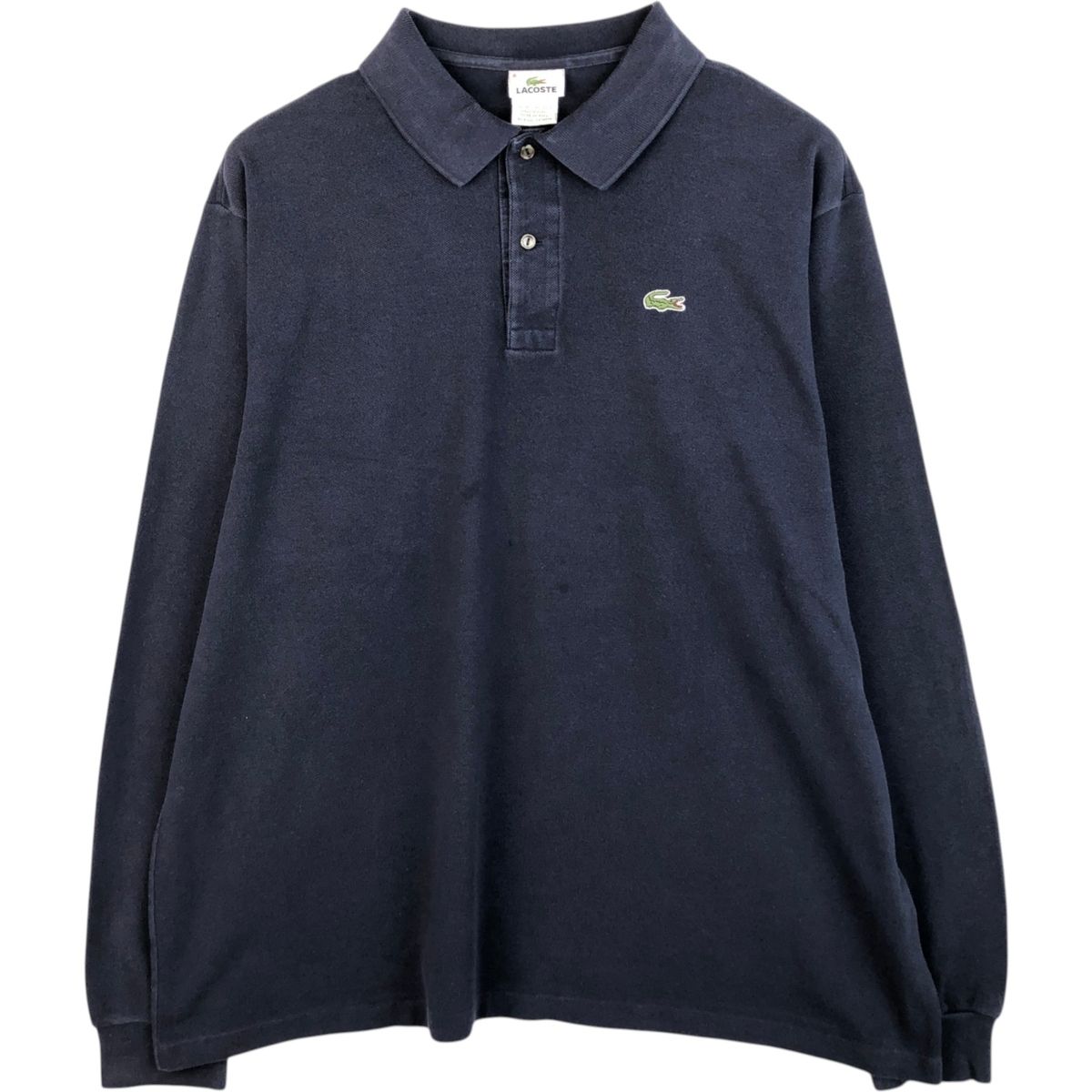 古着 ラコステ LACOSTE フランス企画 長袖 ポロシャツ 8 メンズXXL相当 