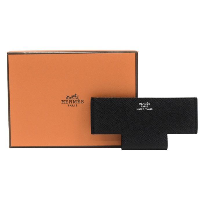 エルメス HERMES Hポケット カードケース エプソン (レザー