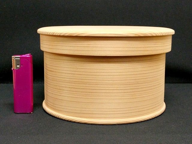 柴田慶信商店 慶信作 おひつ 御櫃 3合用 秋田杉の曲げわっぱ 天然杉