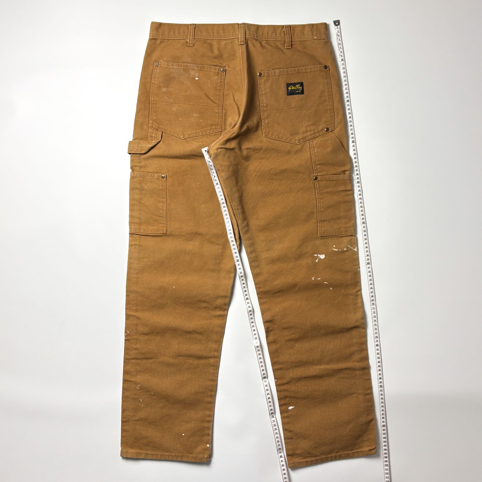 StanRay スタンレイ ダブルニー W33 L33 USA製 ブラウン 茶色 ワーク