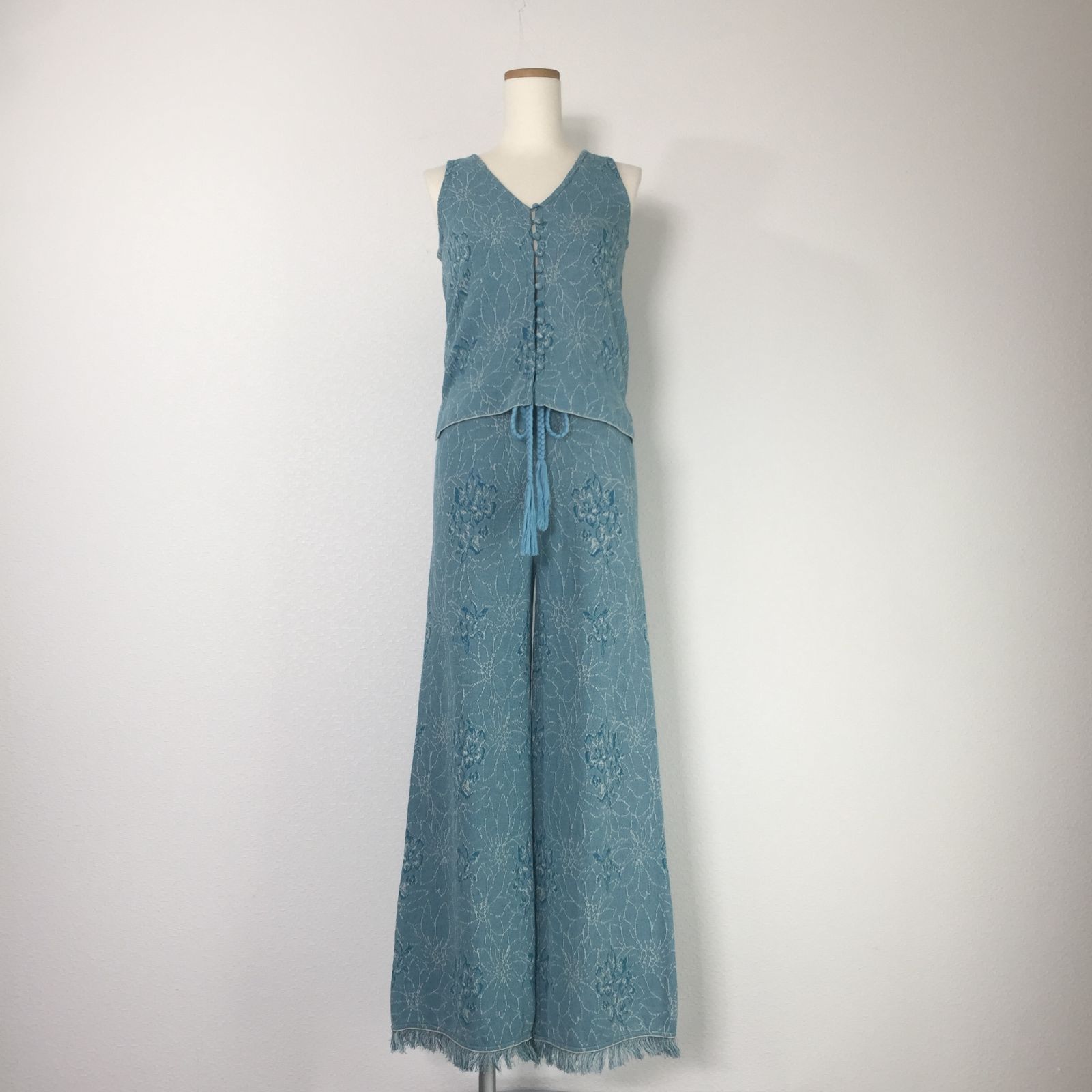 Ameri アメリヴィンテージ ZOE 2WAY PETITE KNIT ZOE JACQUARD KNIT