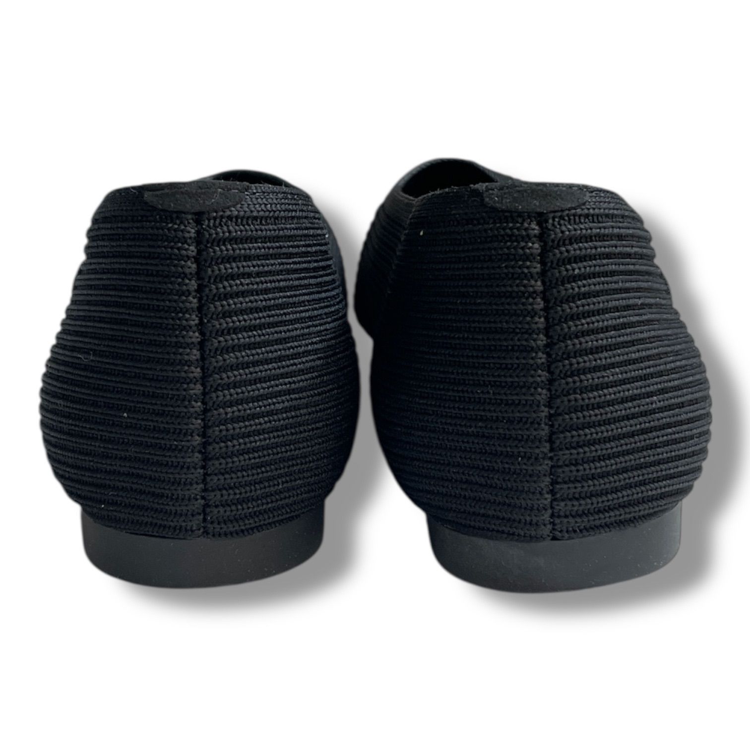 美品 VIVAIA ビバイア スクエアトゥフラットシューズ ニットシューズ