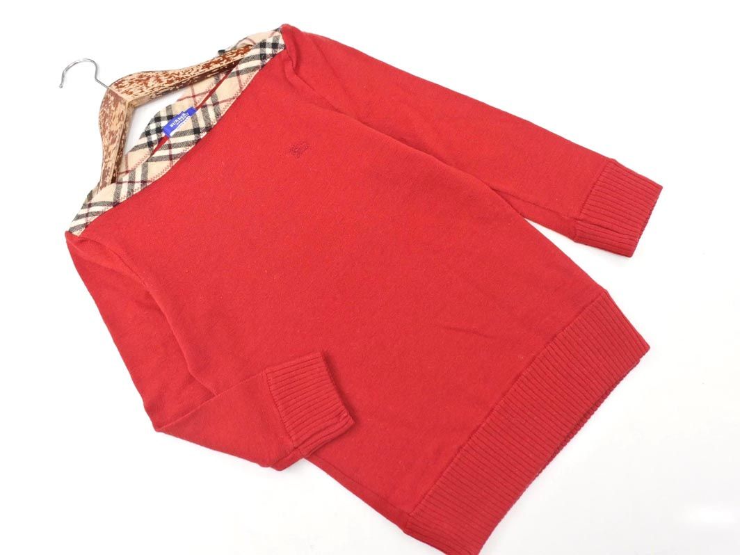 BURBERRY BLUE LABEL バーバリーブルーレーベル ウール100% 七分袖