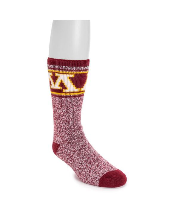 ムクルクス メンズ アンダーウェア 靴下 MUK LUKS Mens Game Day by Unisex Heat Retainer Socks Minnesota