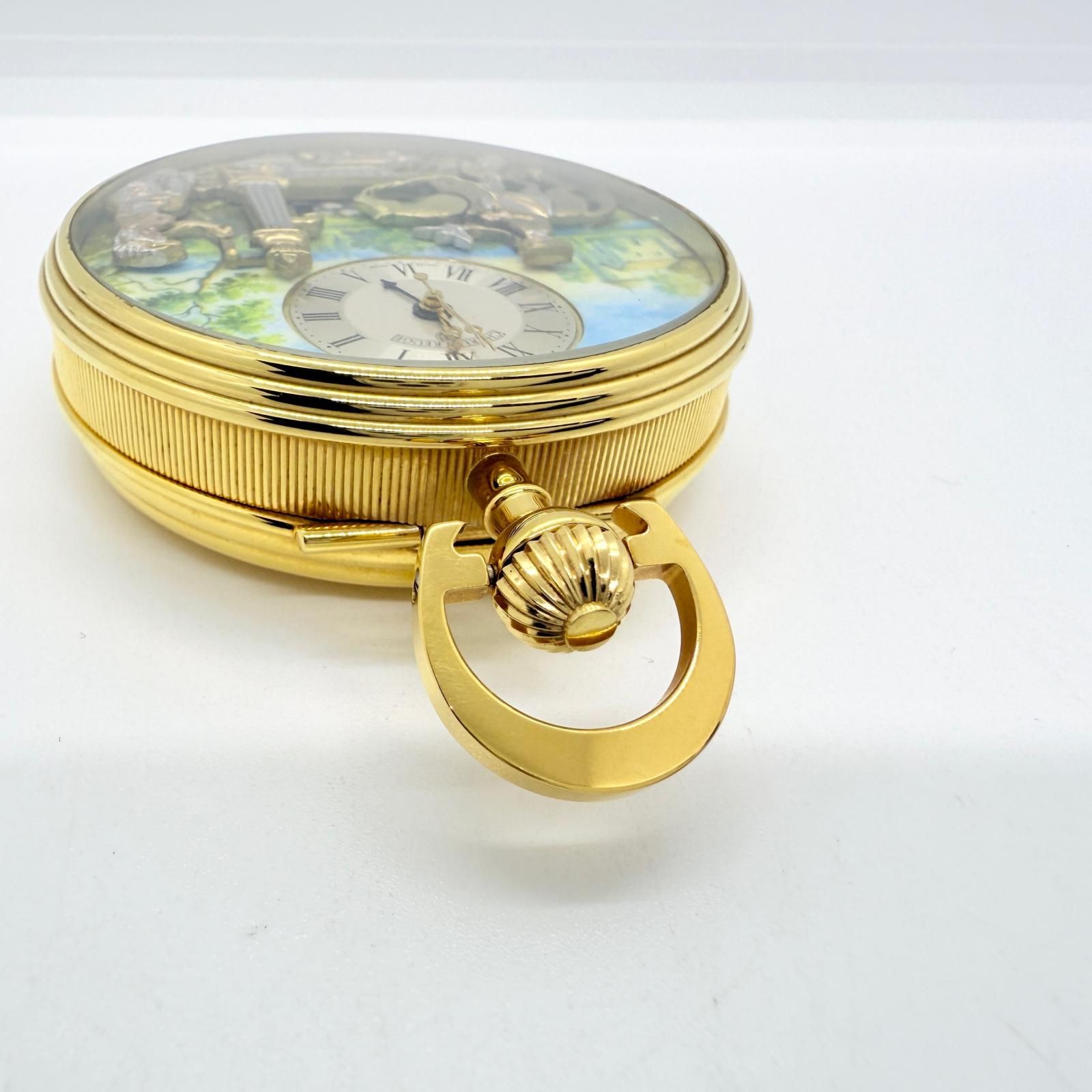 Reuge リュージュ マルチカラー 手巻き メンズ からくりオルゴール 215