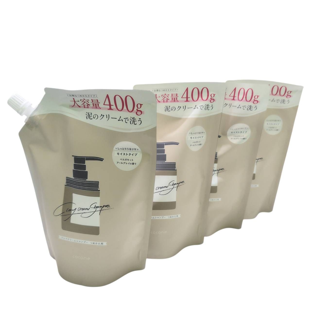 長】cocone ココネ クレイクリームシャンプー しっとりうるツヤ