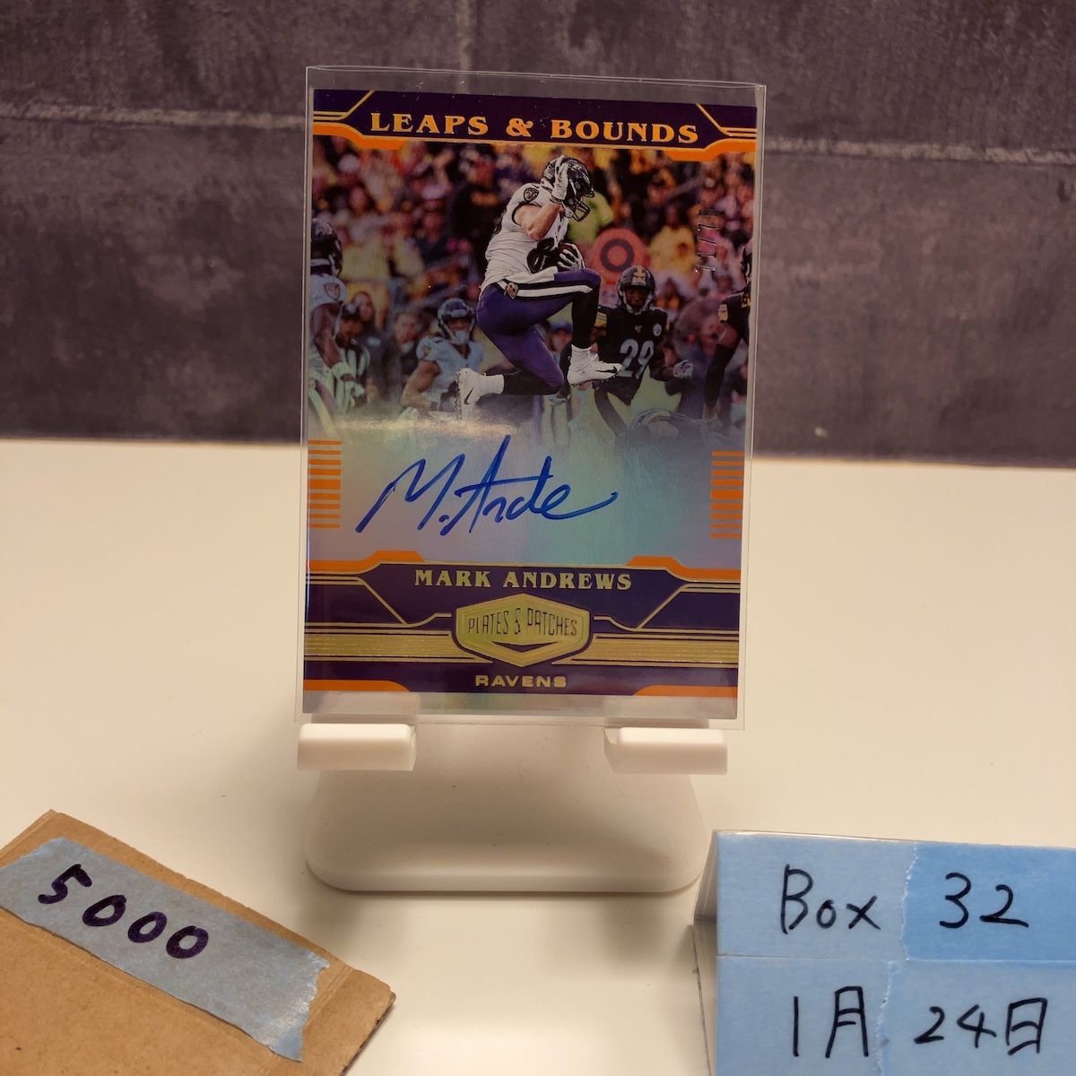 2020 Panini Plates & Patches MARK ANDREWS 直筆サインカード