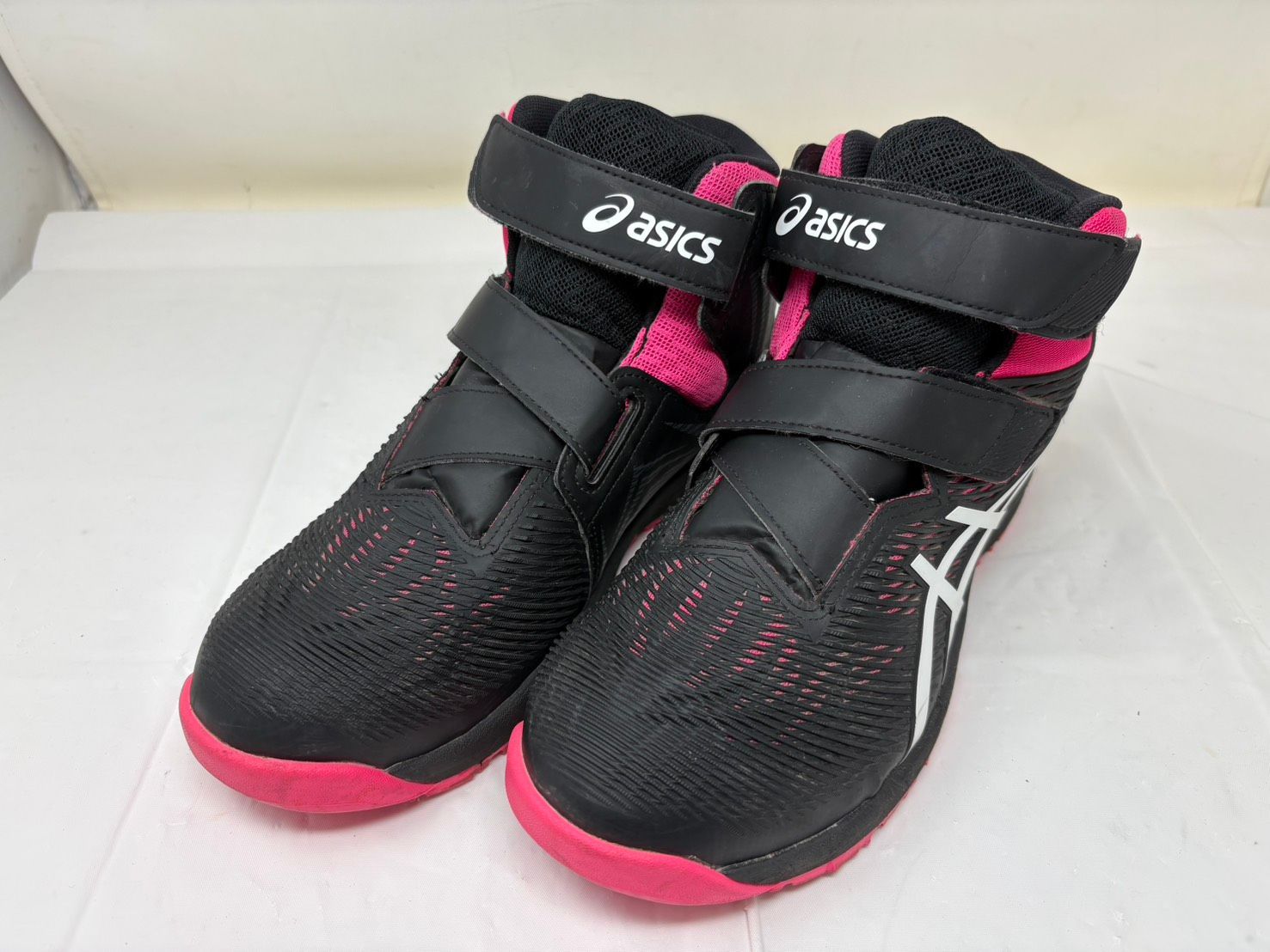◇asics アシックス 安全靴 黒×ピンク 26.0cm 1273A062 靴本体のみ