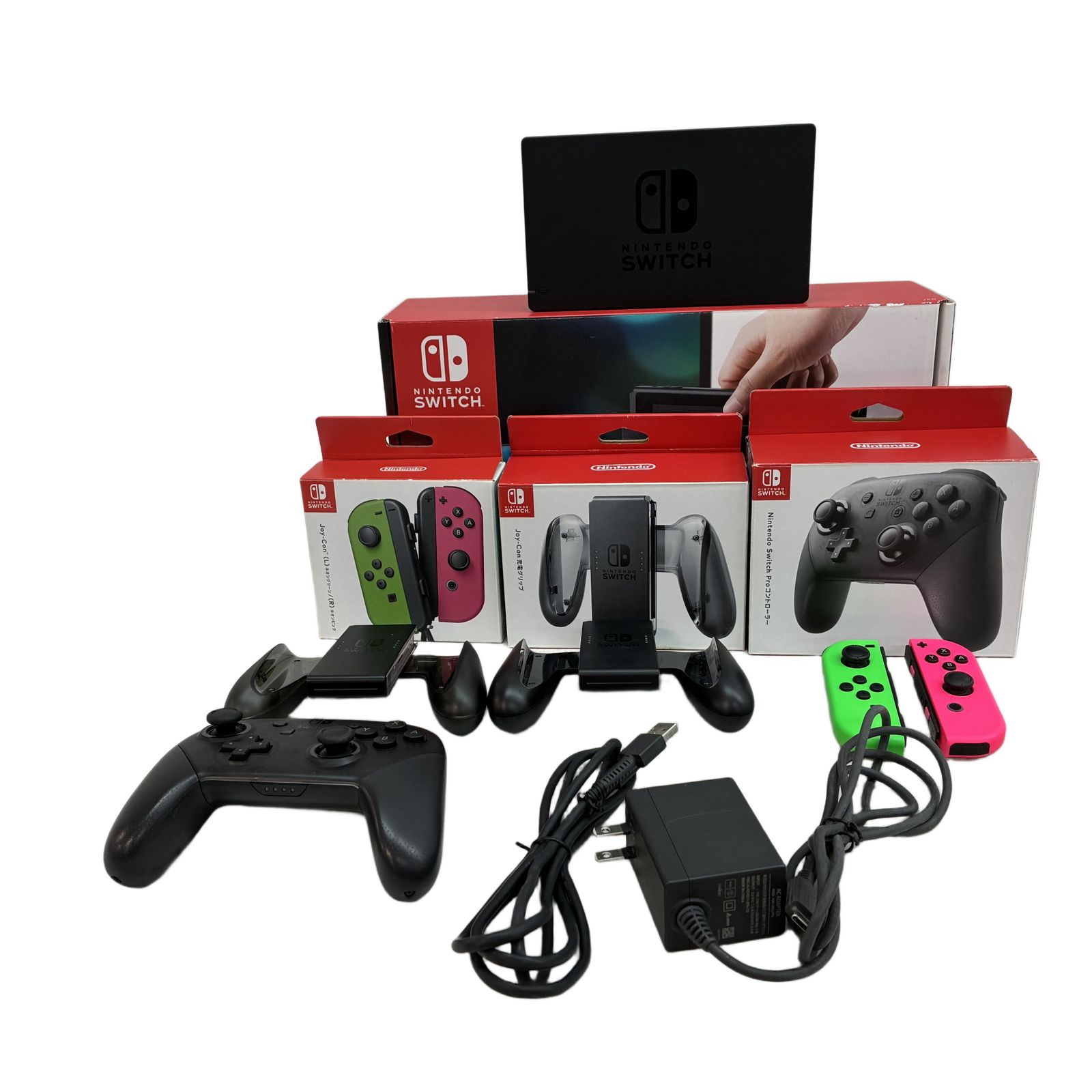 Nintendo Switch HAC-001 2017年製 ニンテンドー スイッチ 4点セット