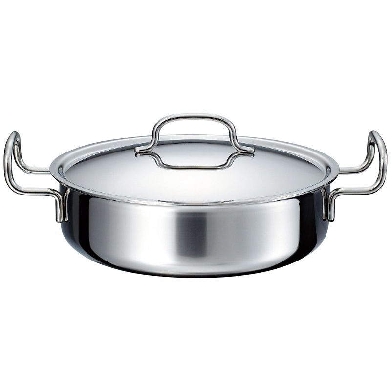 ジオ・プロダクト 全面7層 浅型両手鍋25cm (GEO-25S) - メルカリ