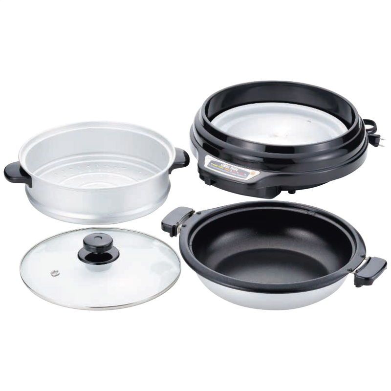 ホームスワン グリルパン27cm(蒸し鍋付) (SGR-27TM[B]) - メルカリ