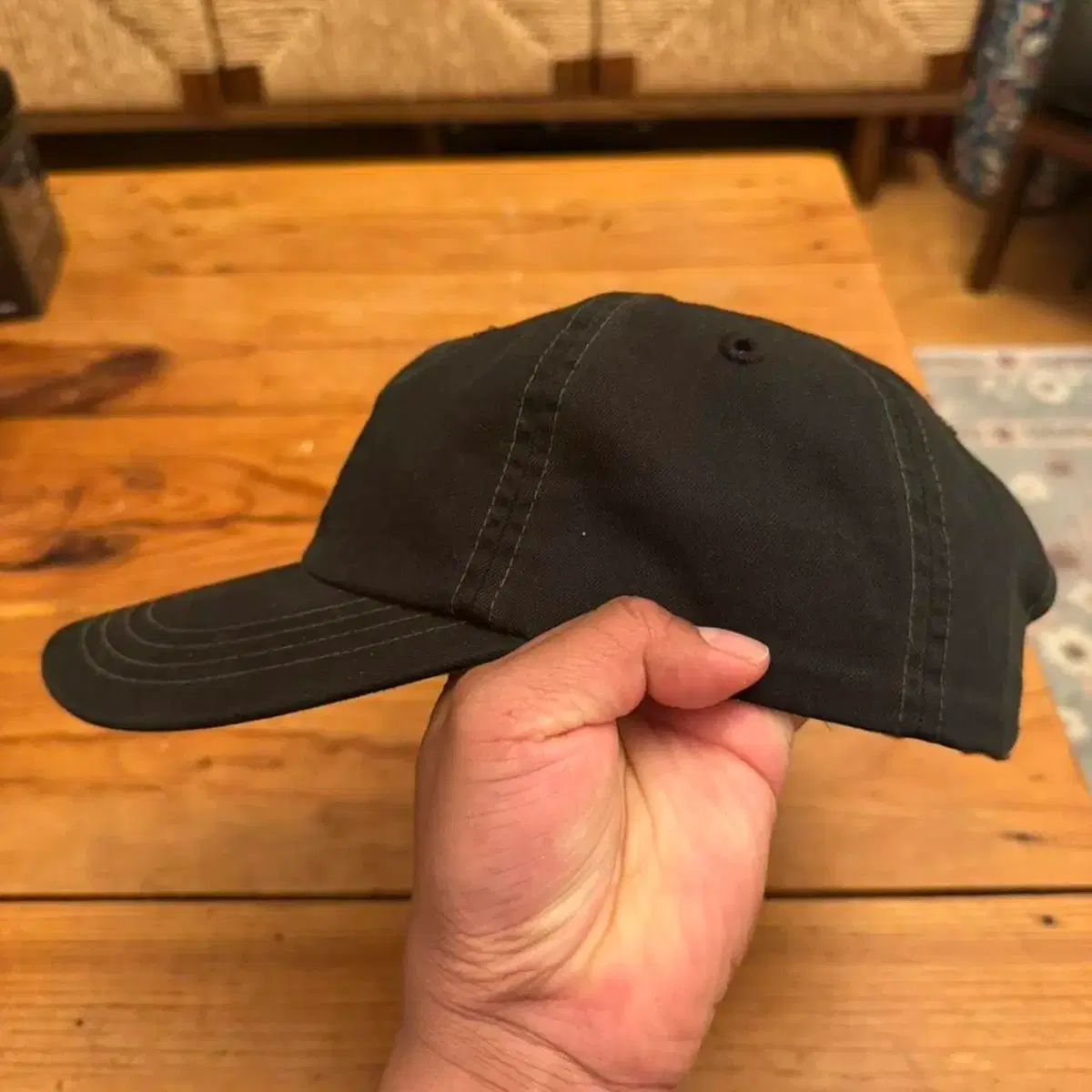 RRL(ダブルアールエル) ランチ ロゴ ツイル ベースボールキャップ